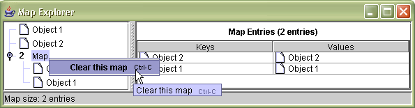 The java.util.Map example